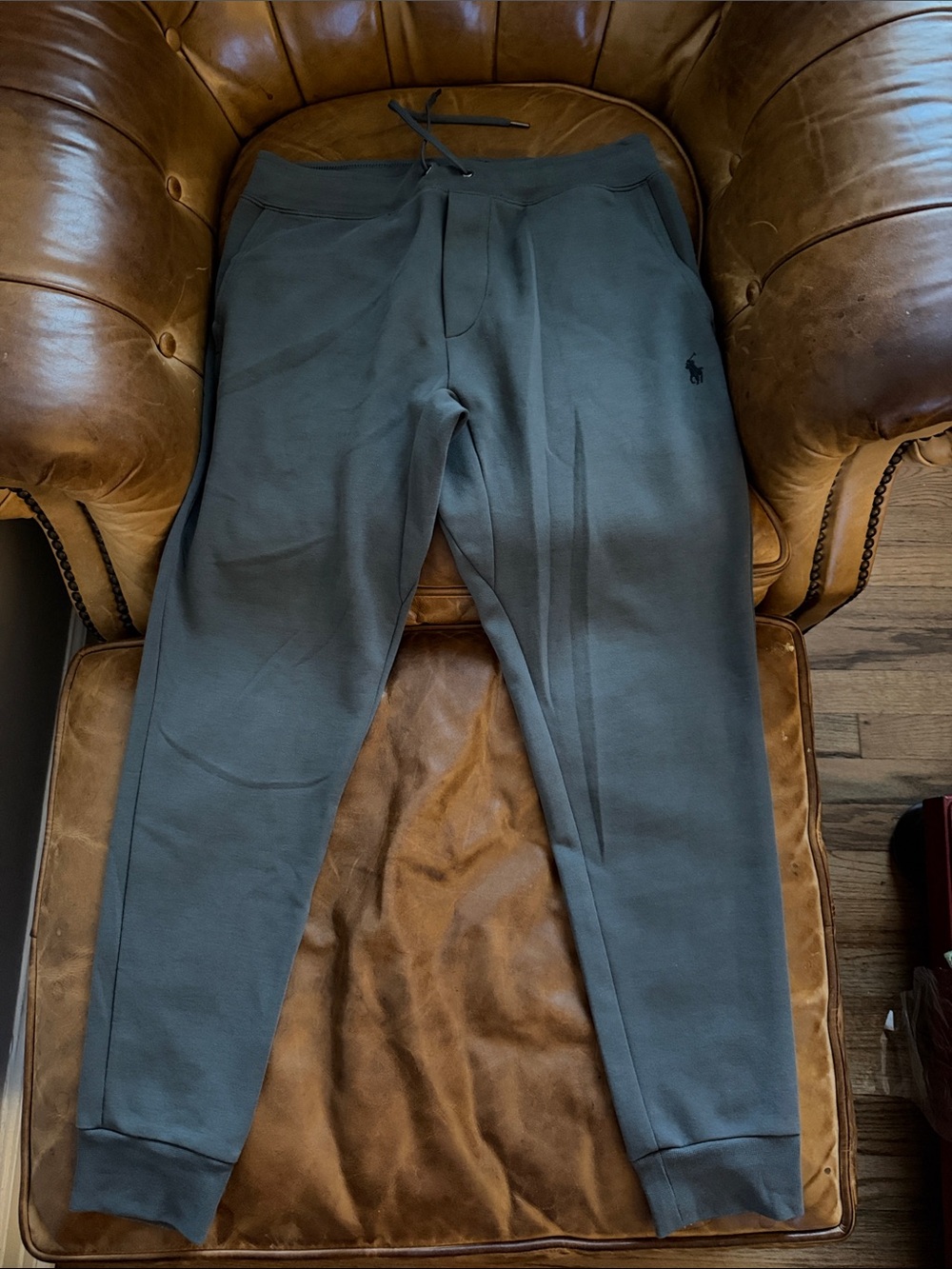 Polo by Ralph Lauren Men's Charcoal Gray Drawstring Joggers